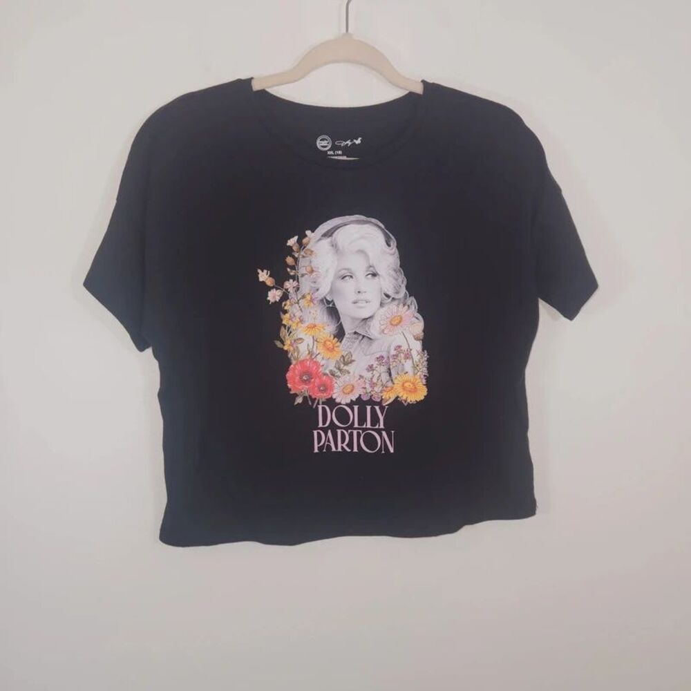 Kids Dolly Parton Floral Graphic S/S Tshirt XXL (18)
